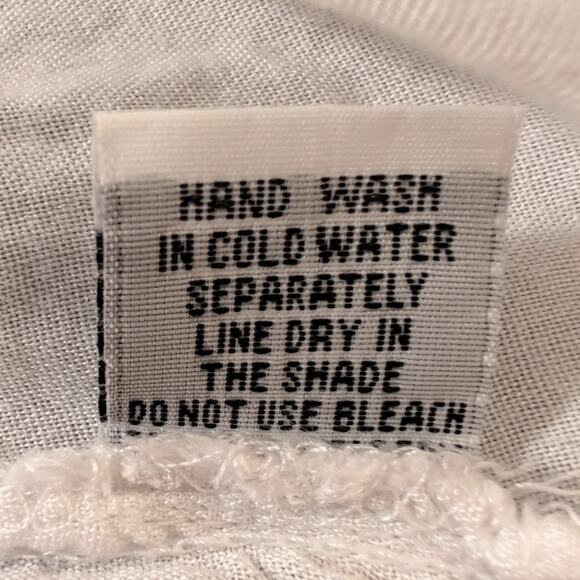 Raviya pale pink V-neck lace trim, drawstring beach/swim cover up, size small - Picture 6 of 10